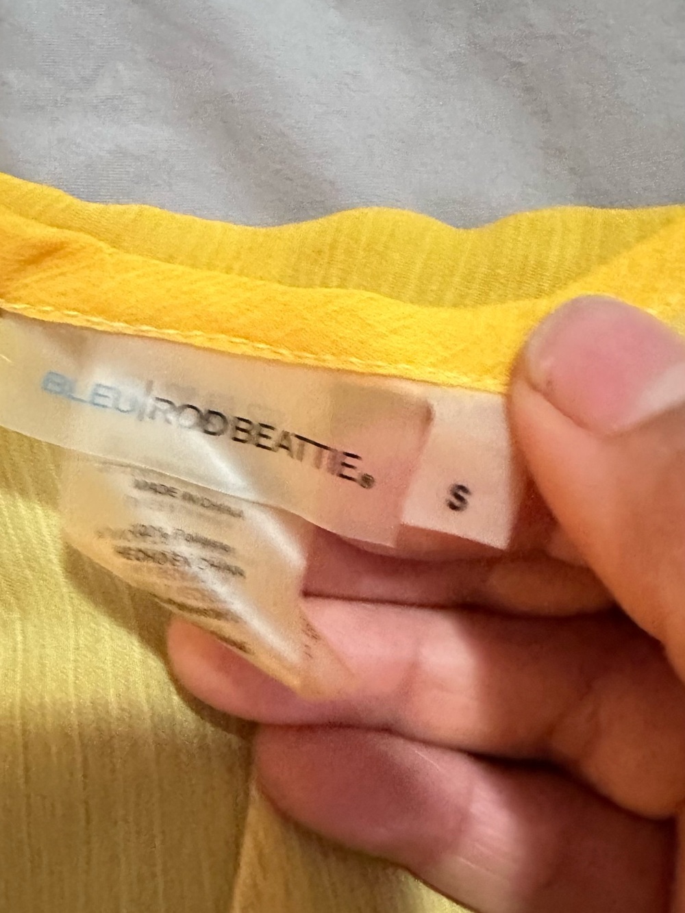 Bleu Rod Beattie Yellow Women Swim Top